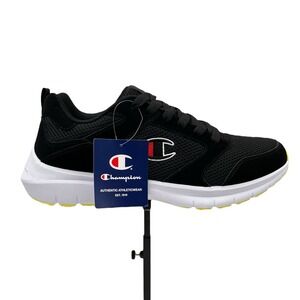 Champion Men's Running Shoes‎ Size 11.5 Black Low Top Lace up Athletic Shoes